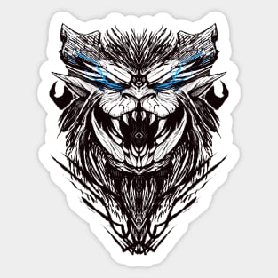 Teostra Black Trophy Head Sticker